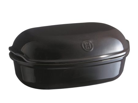 Emile Henry 5.4-Quart Artisan Bread Loaf Baker Charcoal Fashion