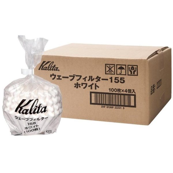 Kalita 155 White Wave Filters 100-Pack For Sale