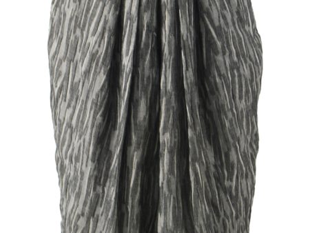 Vintage Textured Pleated Wool Gauze Skirt, 1990s For Discount