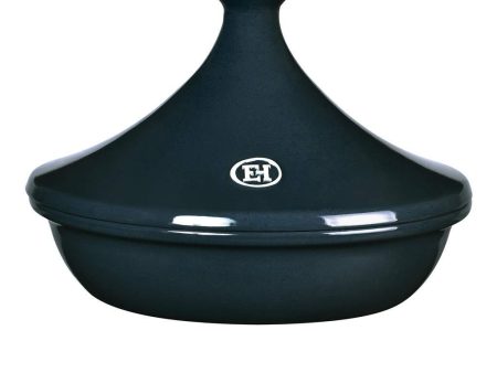 Emile Henry Flame Ceramic 3.5L Tagine II Midnight Blue For Cheap