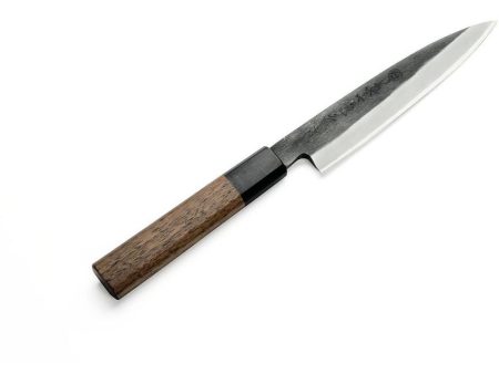 Kikuichi 6-inch Kurouchi Carbon Steel Clad Petty Knife Online Hot Sale