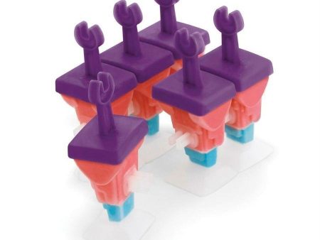 Cuisipro Snap-Fit Robot Pop Molds Set of 6 Online now