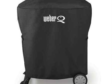 Weber Grill Cover with Storage Bag for Q with Rolling Cart Supply